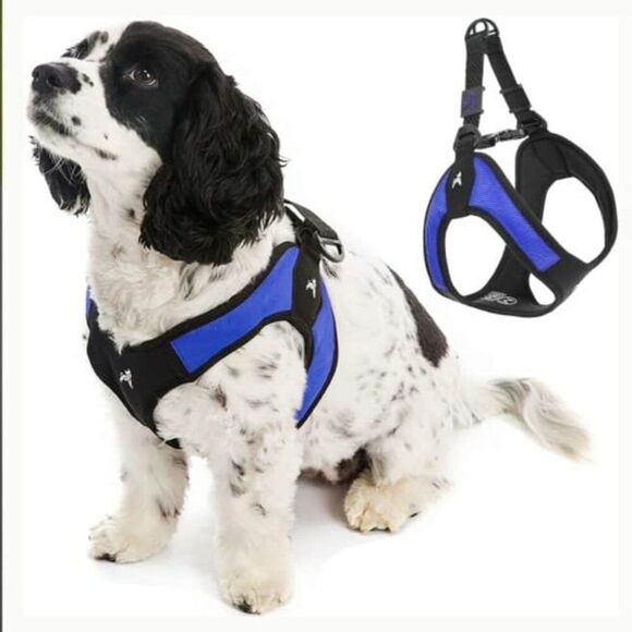 Gooby Other - Gooby Escape Free Easy Fit Dog Harness Blue Medium 18 to 21.75 Inch Chest New